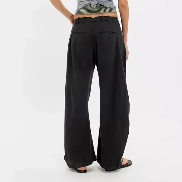 Spotlight Washed Barrel Chino Trousers - Picture 2 of 4